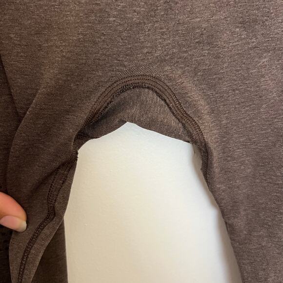Gymshark Vital Seamless Leggings Brown Small High Rise Compression Athleisure - Picture 6 of 13